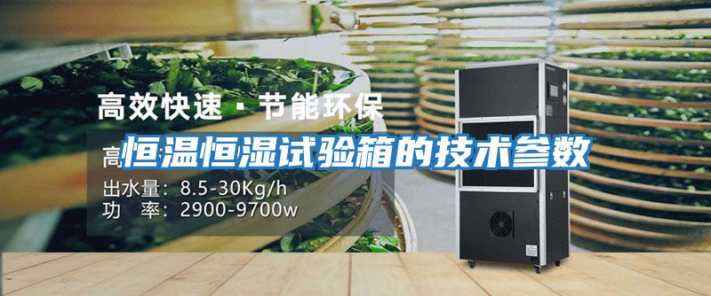 恒溫恒濕試驗箱的技術參數