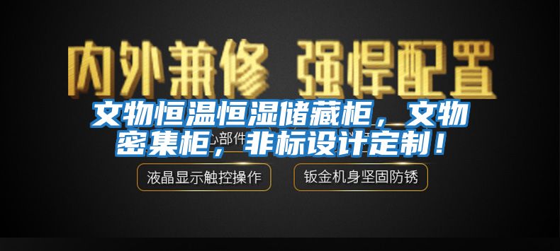 文物恒溫恒濕儲藏柜，文物密集柜，非標設計定制！