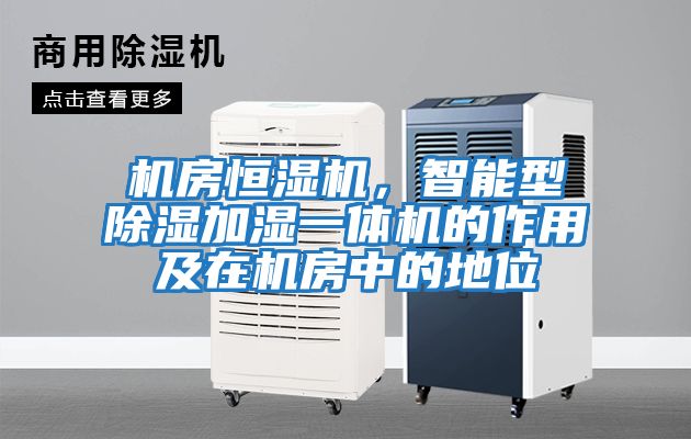 機房恒濕機，智能型除濕加濕一體機的作用及在機房中的地位