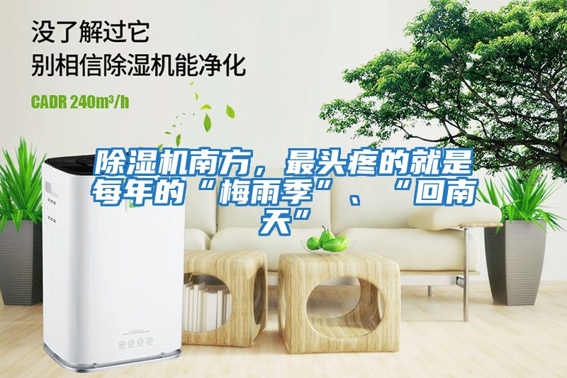 除濕機(jī)南方，最頭疼的就是每年的“梅雨季”、“回南天”