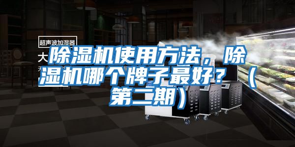 除濕機使用方法，除濕機哪個牌子最好？（第二期）