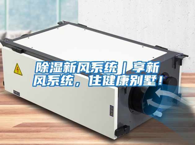 除濕新風系統｜享新風系統，住健康別墅！