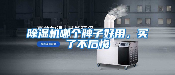 除濕機哪個牌子好用，買了不后悔