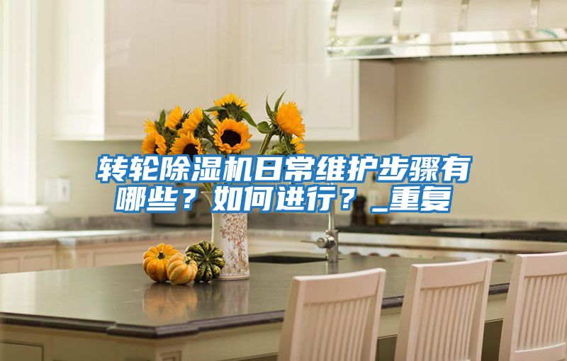 轉輪除濕機日常維護步驟有哪些？如何進行？_重復
