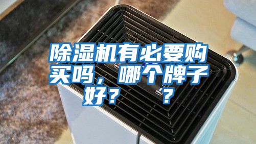 除濕機有必要購買嗎，哪個牌子好？  ？