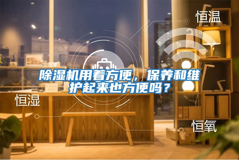除濕機(jī)用著方便，保養(yǎng)和維護(hù)起來(lái)也方便嗎？