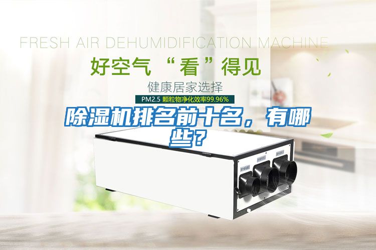 除濕機排名前十名，有哪些？
