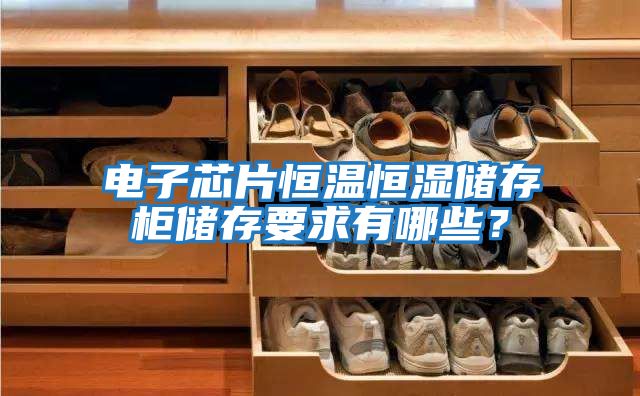 電子芯片恒溫恒濕儲存柜儲存要求有哪些？