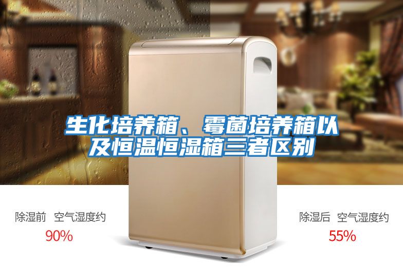 生化培養箱、霉菌培養箱以及恒溫恒濕箱三者區別