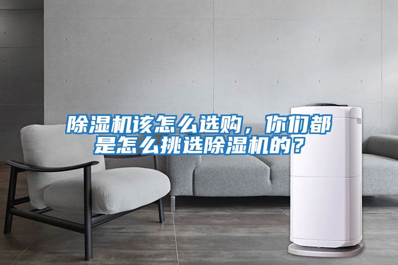 除濕機該怎么選購，你們都是怎么挑選除濕機的？