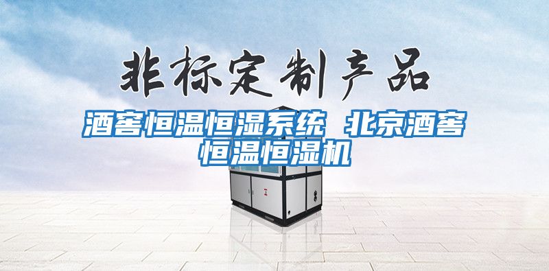 酒窖恒溫恒濕系統 北京酒窖恒溫恒濕機
